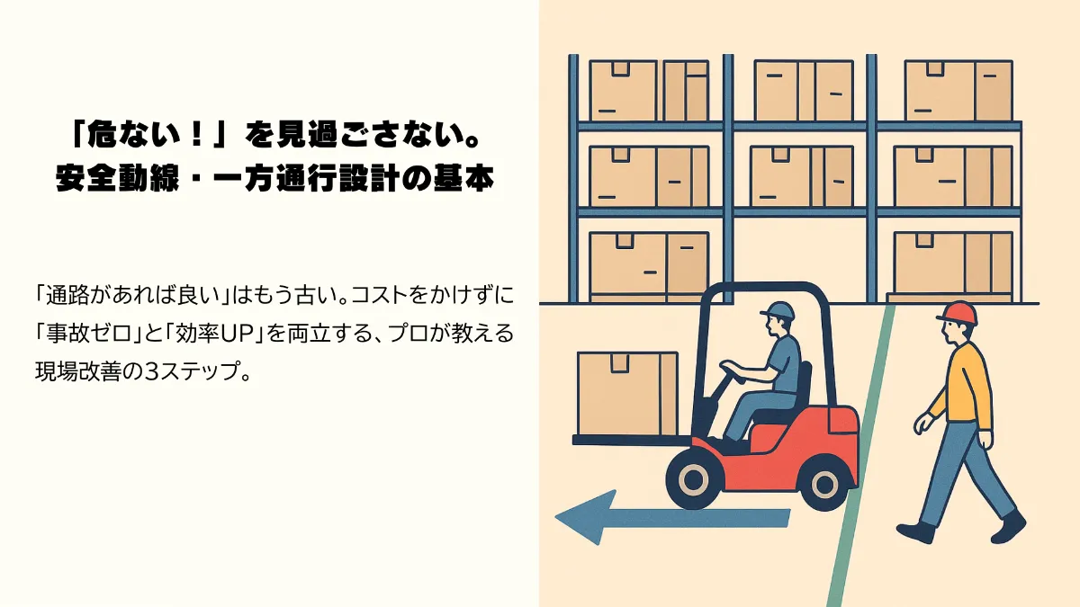 安全動線・一方通行設計で事故ゼロと生産性向上を両立