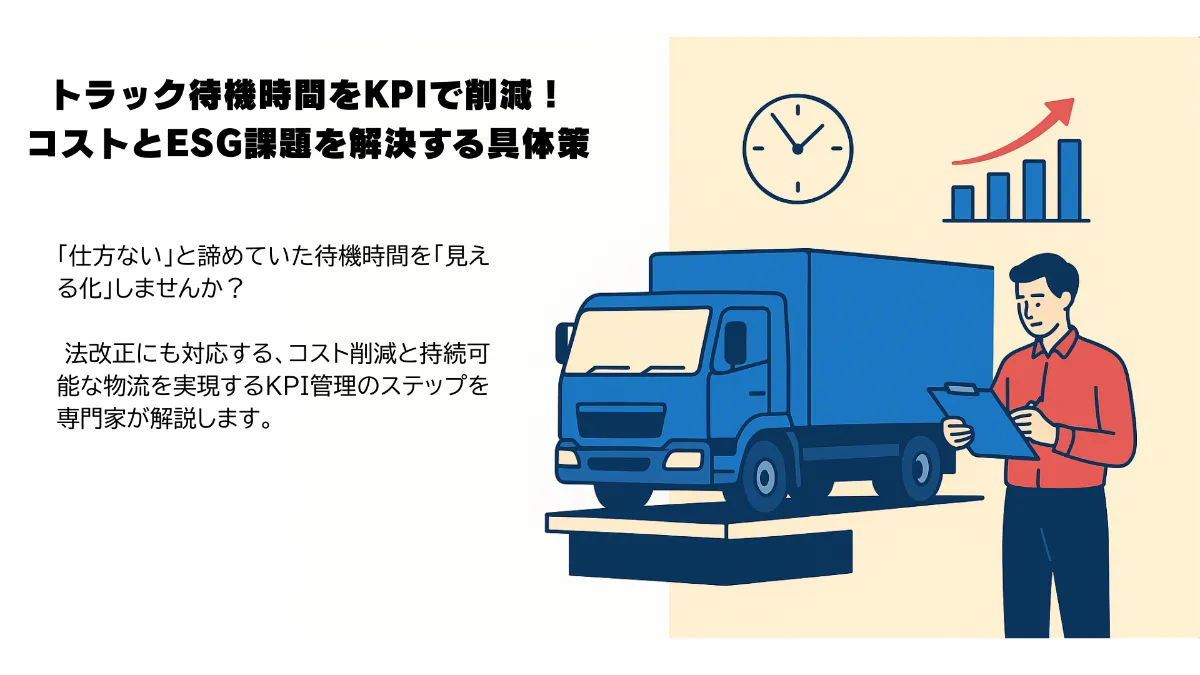 トラック待機時間をKPIで削減